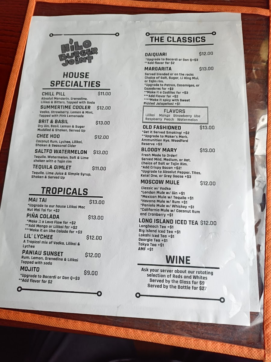 Hilo Burger Joint Menu - Image 5