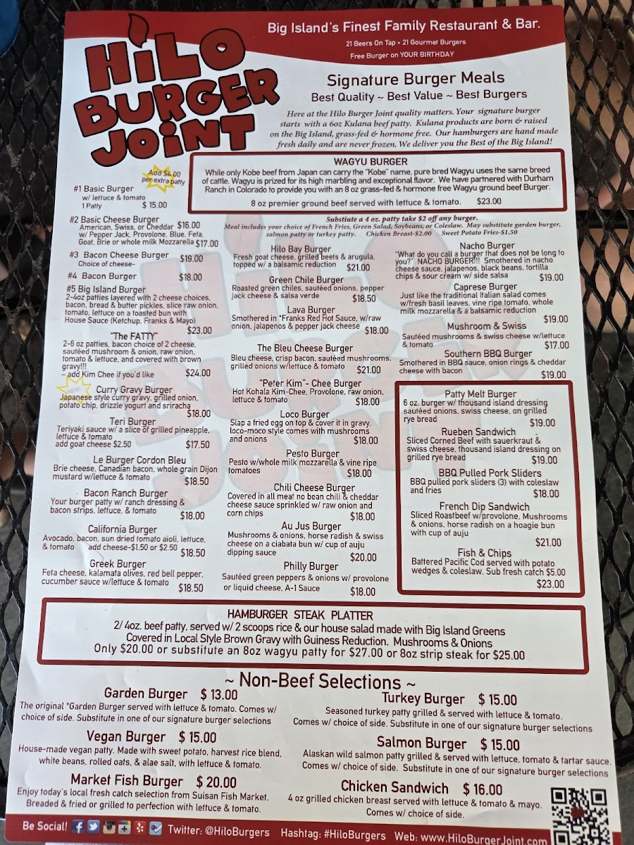 Hilo Burger Joint Menu - Image 6